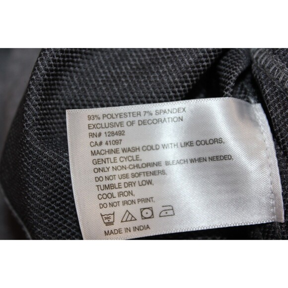 Greg Norman Men's Woven Windbreaker Full-Zip Golf Jacket Gray Stretch Sz M - Picture 12 of 12